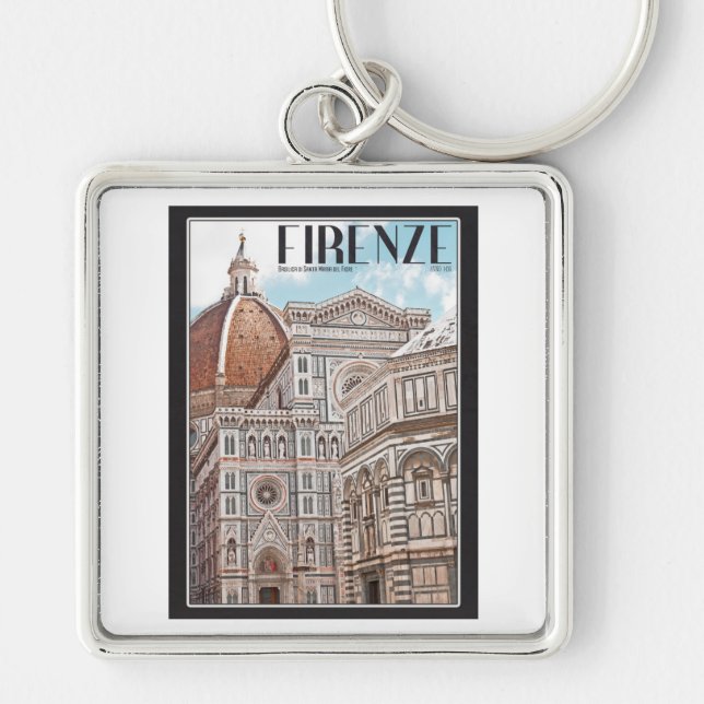 Firenze Duomo Keychain (Front)