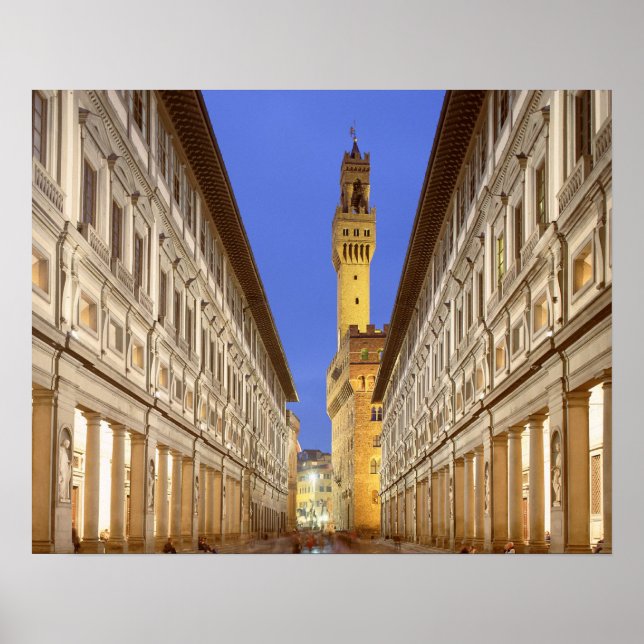Firenze Galeria degli Uffizi Florence Italy Poster (Front)