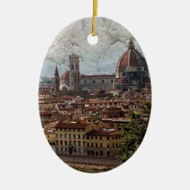 Firenze II Ceramic Ornament (Front)