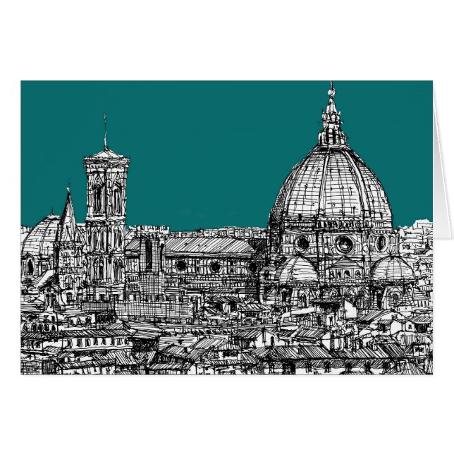 Firenze in turquoise (Front Horizontal)