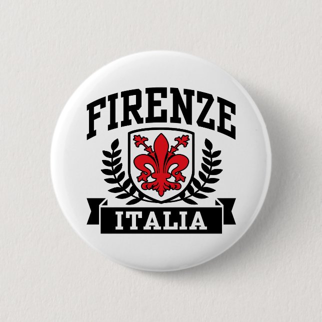 Firenze Italia 2 Inch Round Button (Front)