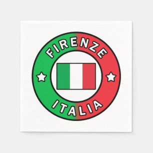 Firenze Italia Napkin