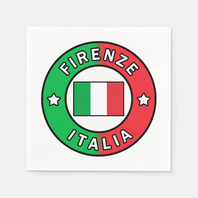 Firenze Italia Napkin (Front)