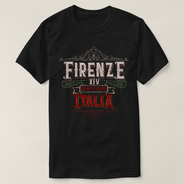 Firenze Italia regione di toscana T-Shirt (Design Front)