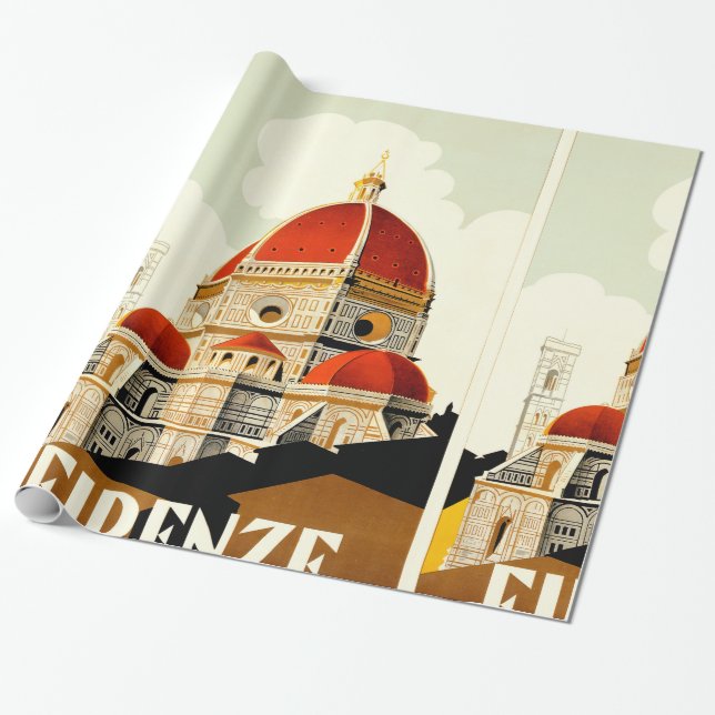 Firenze Wrapping Paper (Unrolled)