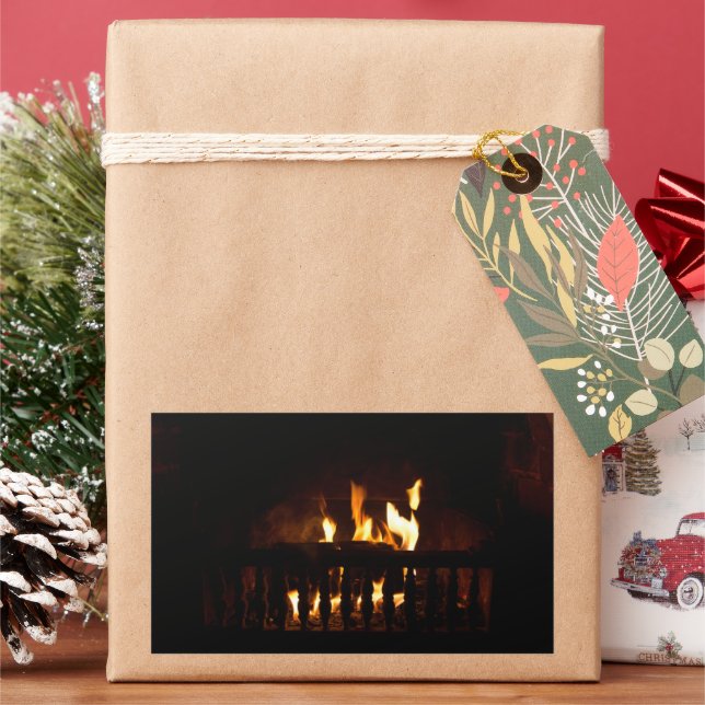 Fireplace at home sticker (Holiday)