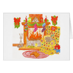 fireplace cozy chair