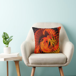 Fireplace Fun....... Throw Pillow