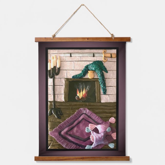 Fireplace Hanging Tapestry (Front)