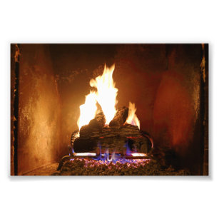 Fireplace Photo Print