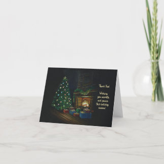 Fireplace Thank You Card