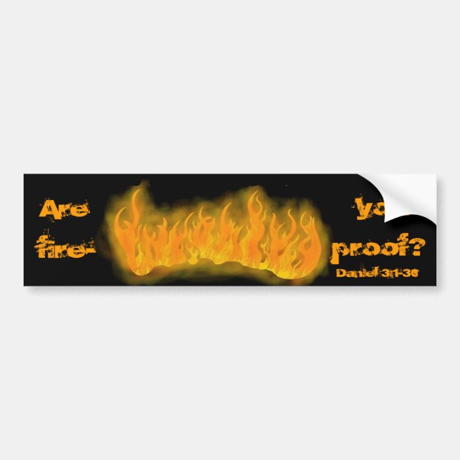 fireproof sticker (Front)