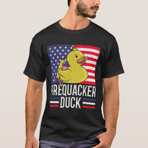 Firequacker Duck 4th Of July Firecracker Independe T-Shirt