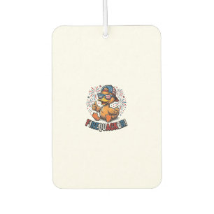 Firequacker Patriotic Duck Vintage Shirt Design_1 Air Freshener