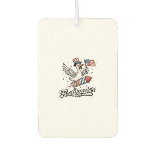 FireQuacker Patriotic Goose Vintage 4th of July De Air Freshener