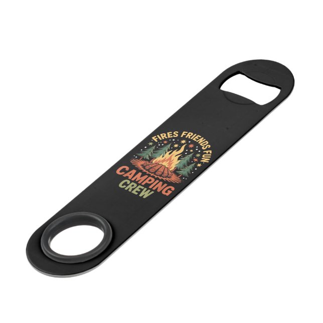 Fires Friends Fun Camping Bar Key (Back Angled)