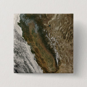 Fires in California 2 Inch Square Button