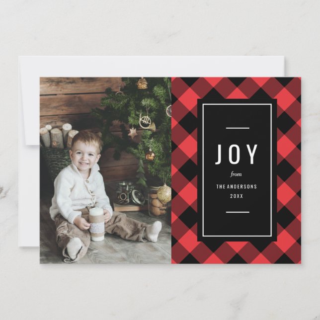 Fireside Holiday Photo Card (Front)