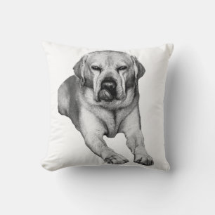 Fireside Portrait in Shadow Throw Pillow