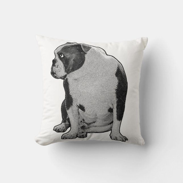 Fireside Seated Accent Throw Pillow (Front)