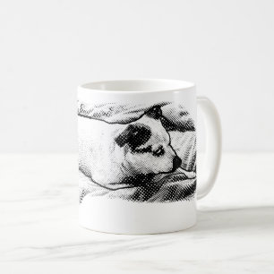 Fireside Terrier with Snow-Kissed Speckles Coffee Mug