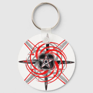 FireStar White-Key Chain Keychain