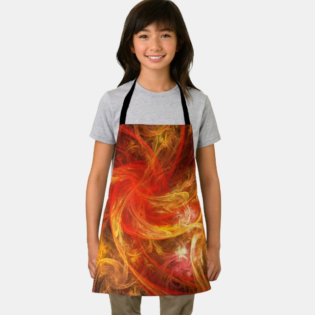 Firestorm Abstract Art Apron (Insitu)