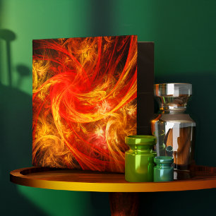 Firestorm Abstract Art Binder