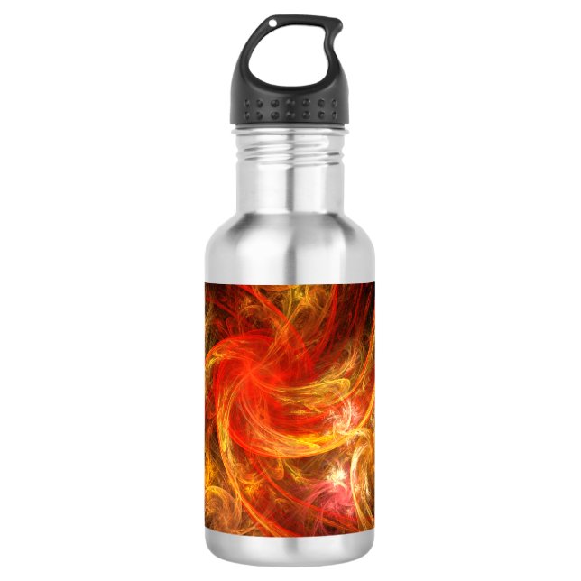 Firestorm Abstract Art Bottle (Front)
