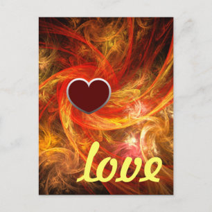 Firestorm Love Postcard