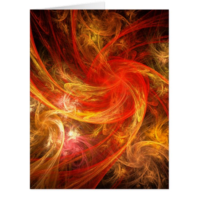 Firestorm Nova Abstract Art (Front)