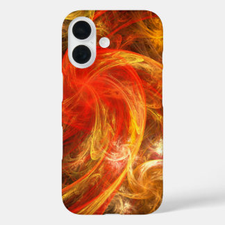 Firestorm Nova Abstract Art iPhone 16 Case