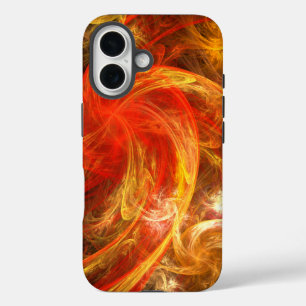Firestorm Nova Abstract Art iPhone 16 Case