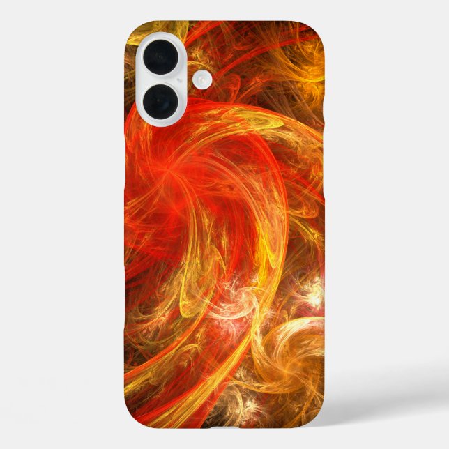 Firestorm Nova Abstract Art Case-Mate iPhone Case (Back)