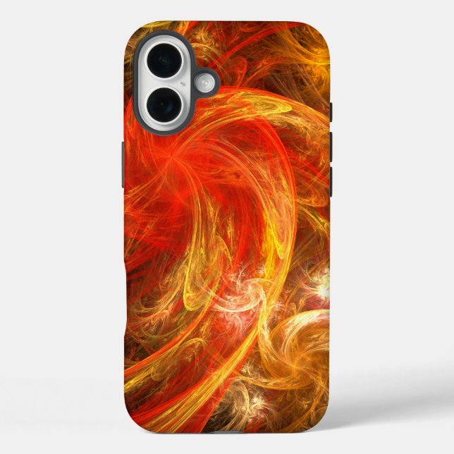 Firestorm Nova Abstract Art Case-Mate iPhone Case (Back)