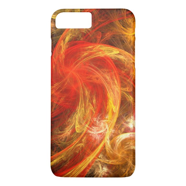 Firestorm Nova Abstract Art Case-Mate iPhone Case (Back)