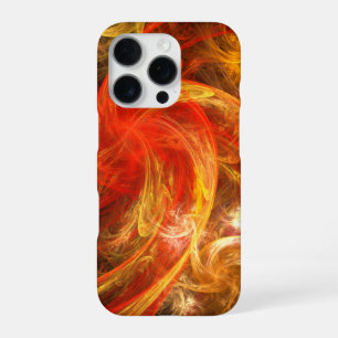 Firestorm Nova Abstract Art iPhone 16 Pro Case