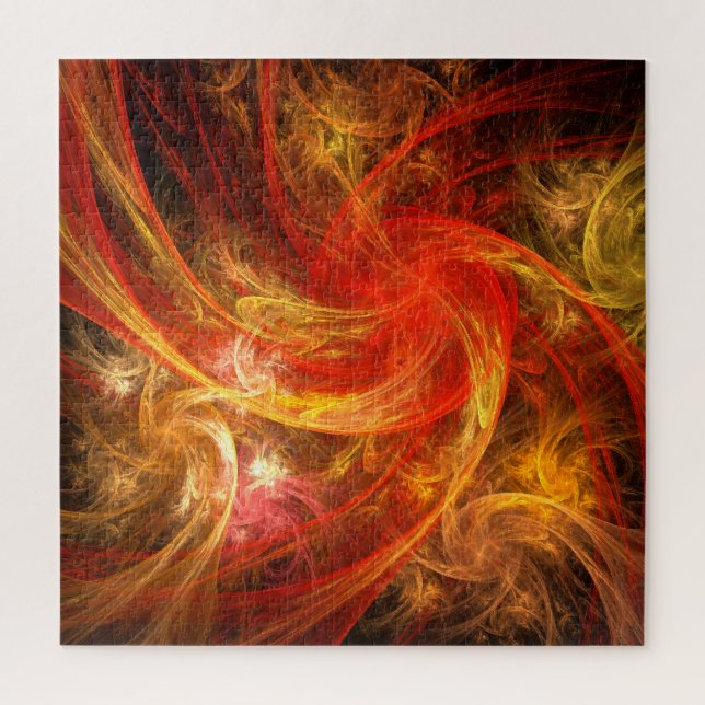 Firestorm Nova Abstract Art Jigsaw Puzzle (Vertical)