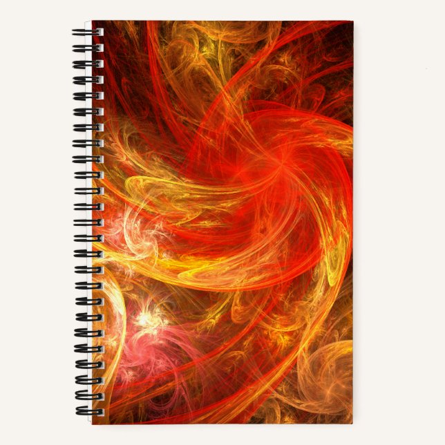 Firestorm Nova Abstract Art Notebook (Front)