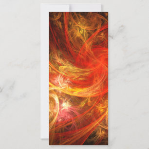 Firestorm Nova Abstract Art Rack Card
