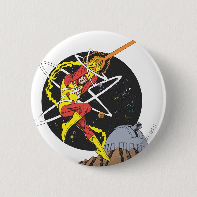 Firestorm - The Nuclear Man 2 Inch Round Button (Front)