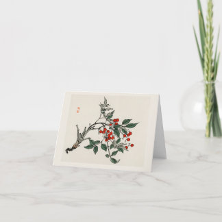 Firethorns traditional Japanese Card