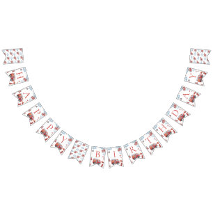 Firetruck Birthday Party Banner