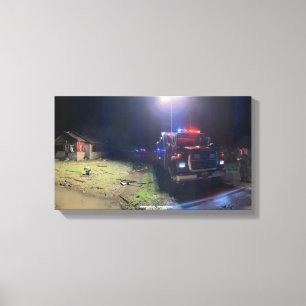 Firetruck Canvas Print