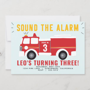FIRETRUCK INVITE
