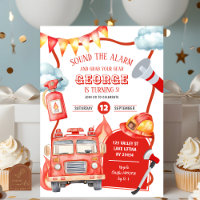 Firetruck Kid's Birthday