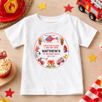 Firetrucks Boy 1st Birthday | Cute Little party