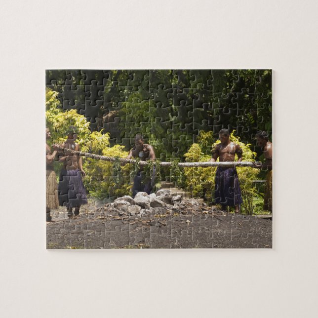 Firewalkers, Polynesian Cultural Centre, Viti Jigsaw Puzzle (Horizontal)
