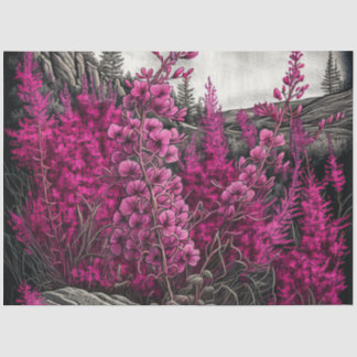 Fireweed 7 tissue paper