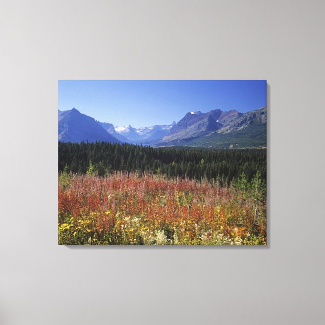 Fireweed flowers canvas print (Front)